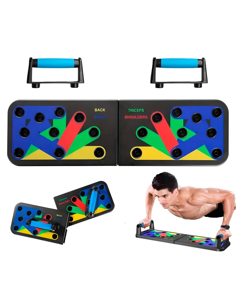 Push Up Tabla Flexiones Ejercicios Sistema Completo