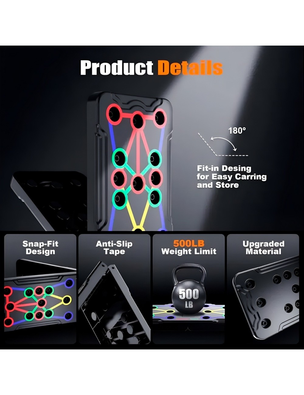 Push Up Tabla Flexiones Ejercicios Sistema Completo