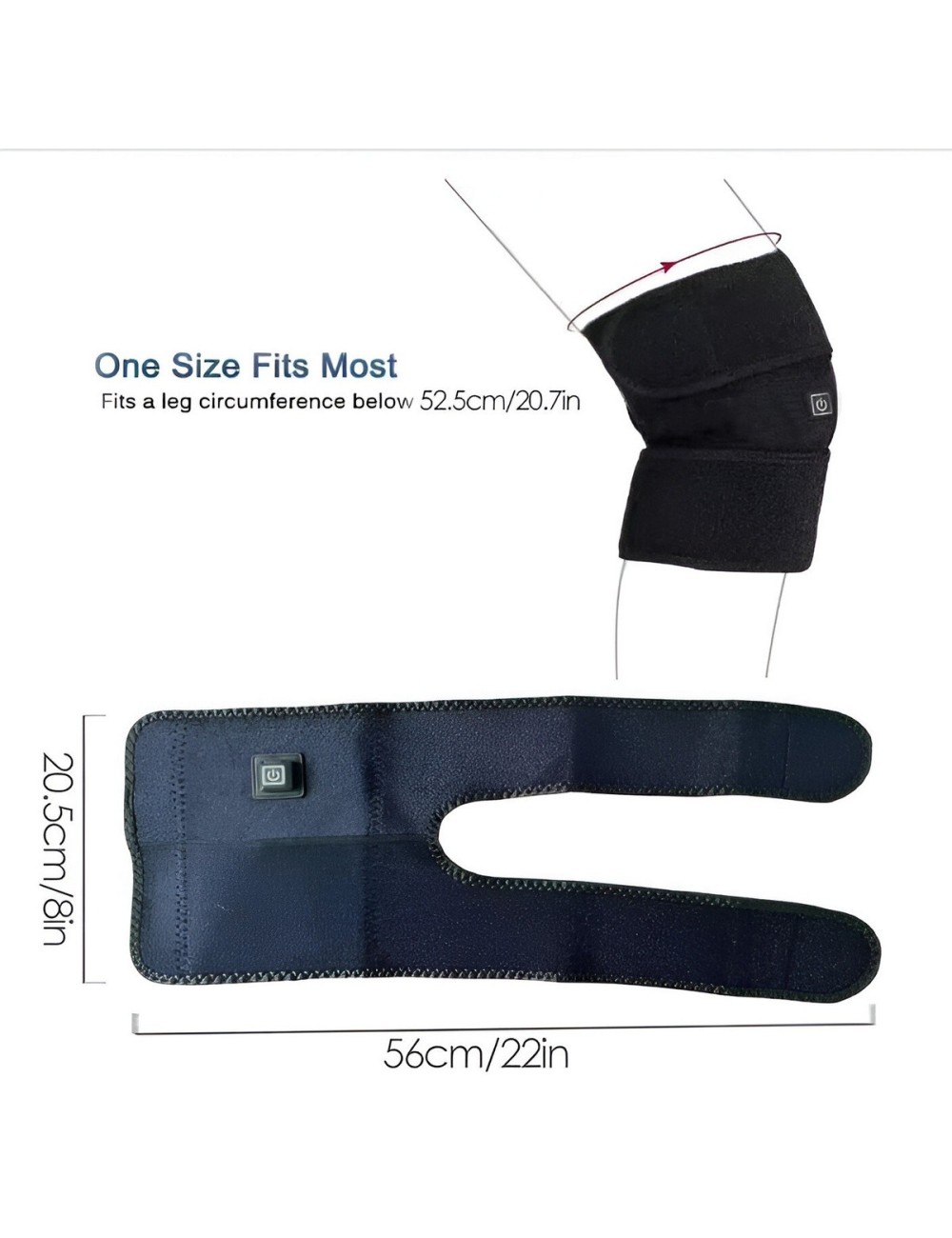 Rodillera Deportiva De Tiras Ajustable Ortopédica