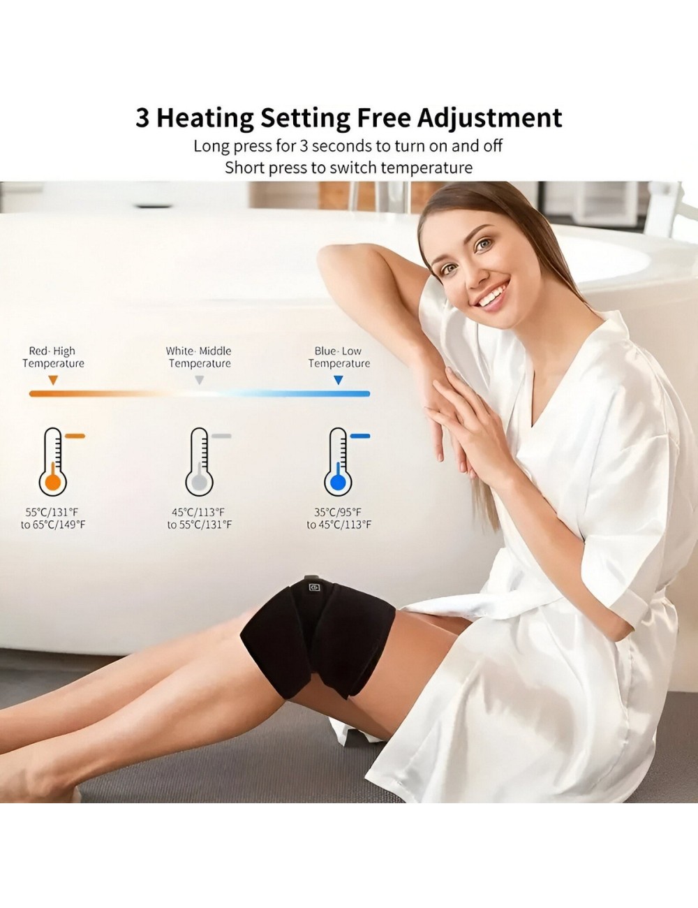 Rodillera Deportiva De Tiras Ajustable Ortopédica