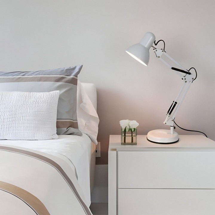 Lampara Para Escritorio Estudio Ajustable Con Brazo Flexible