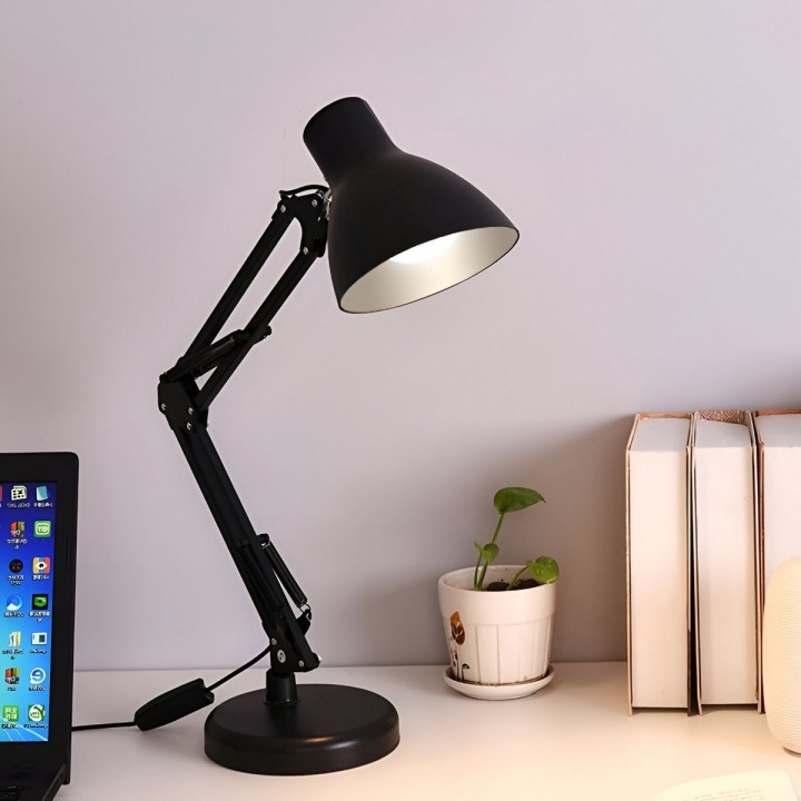 Lampara Para Escritorio Estudio Ajustable Con Brazo Flexible