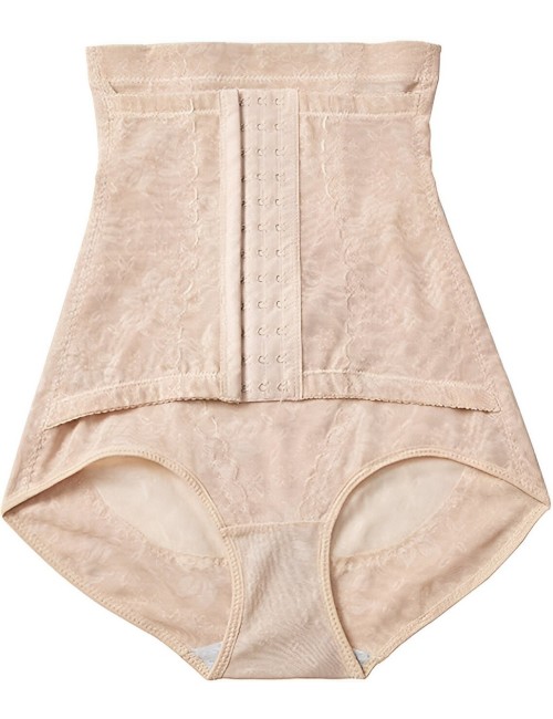 Faja Panty De Alta Compresión Con Encaje Y Broches Frontales