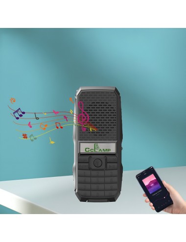 Radio Parlante Recargable Con Panel Solar Portatil Linterna