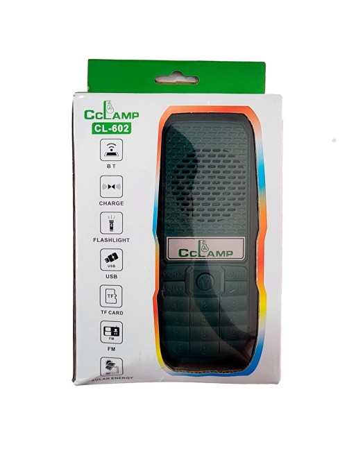 Radio Parlante Recargable Con Panel Solar Portatil Linterna