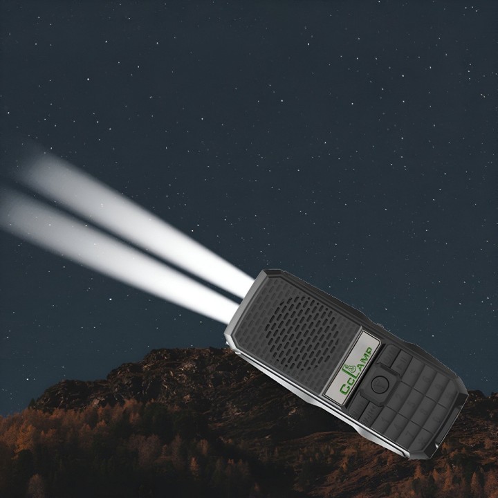 Radio Parlante Recargable Con Panel Solar Portatil Linterna
