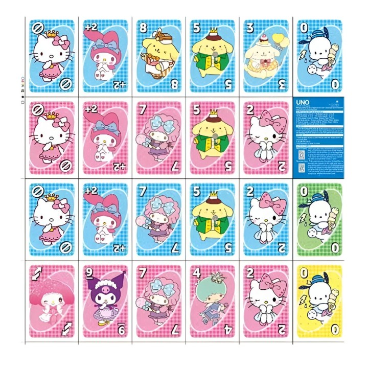Juego Cartas Uno Kuromi