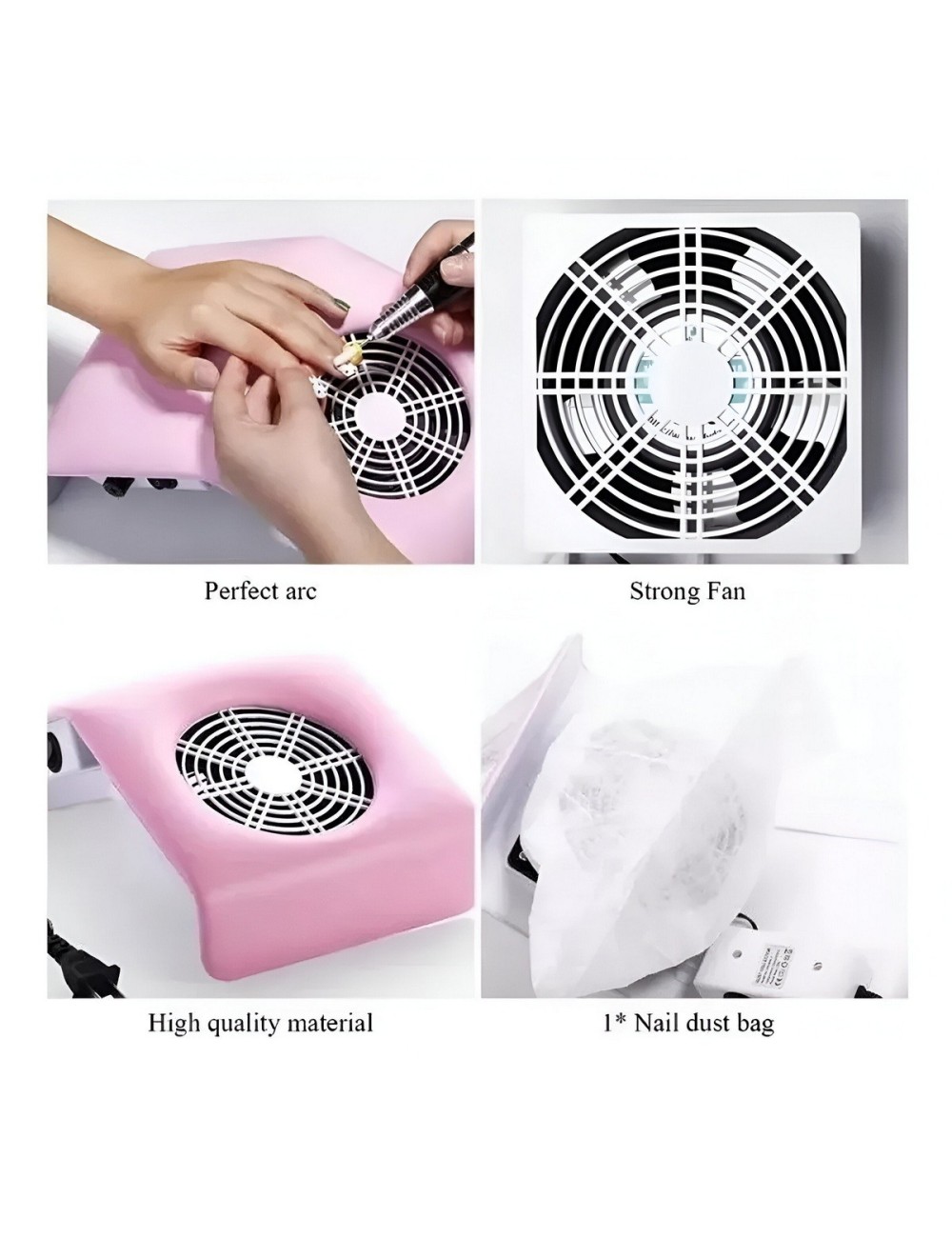 Extractor De Polvo Acrilico Aspiradora Depolvo Para Manicura