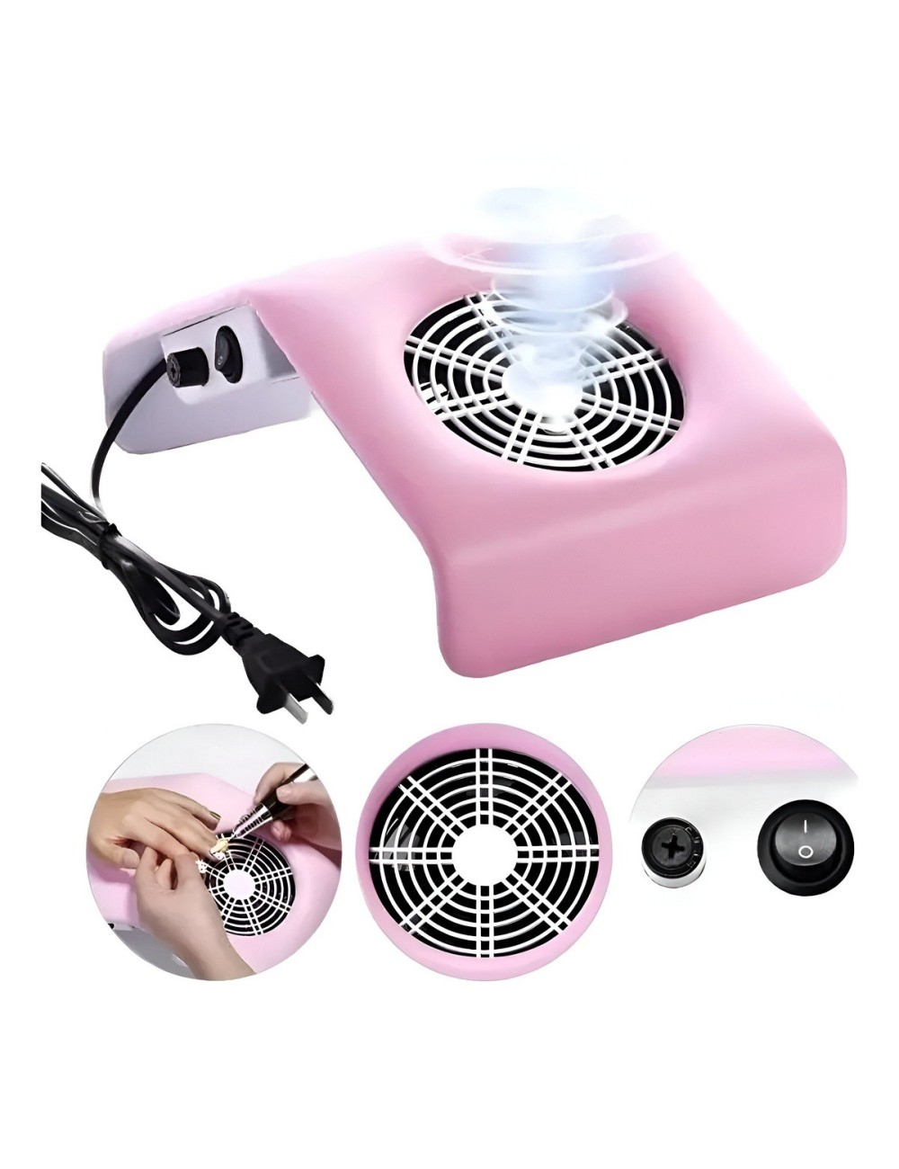 Extractor De Polvo Acrilico Aspiradora Depolvo Para Manicura