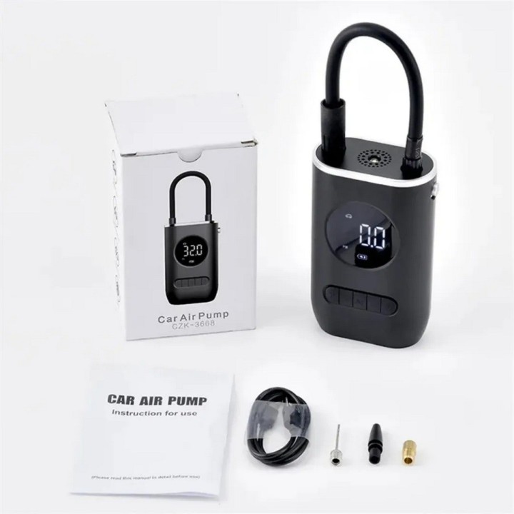 Inflador De Llanta Portable Mini Compresor Carro Moto Balon