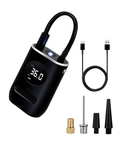 Inflador De Llanta Portable Mini Compresor Carro Moto Balon