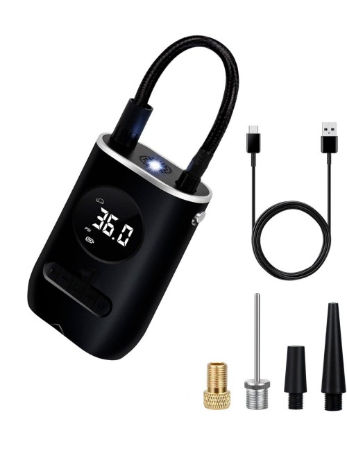 Inflador De Llanta Portable Mini Compresor Carro Moto Balon