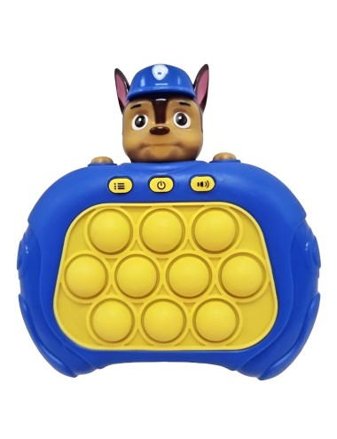 Juego De Memoria Luz Y Sonido Popit Push Popit Patrulla Can