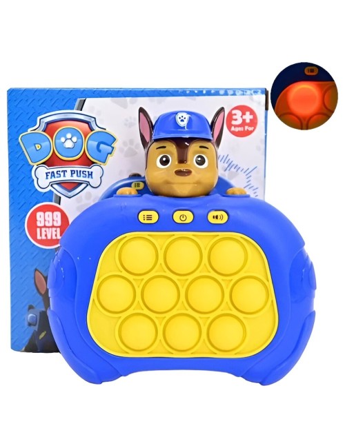 Juego De Memoria Luz Y Sonido Popit Push Popit Patrulla Can