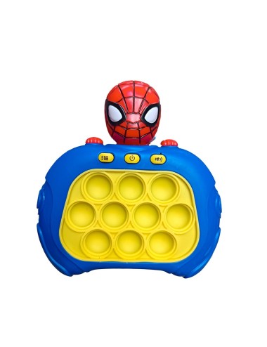 Juego De Memoria Luz Y Sonido Popit Push Popit Spiderman