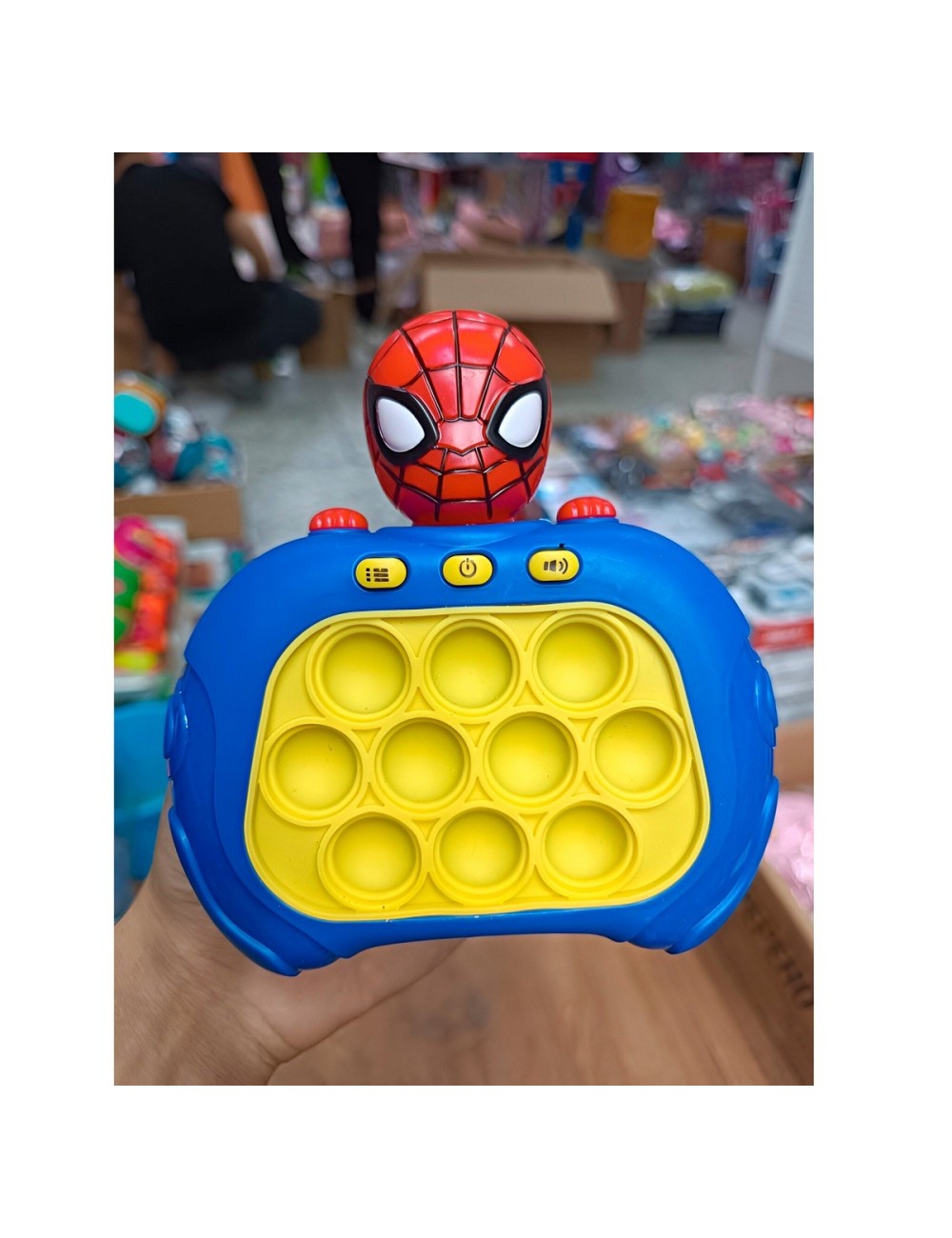 Juego De Memoria Luz Y Sonido Popit Push Popit Spiderman