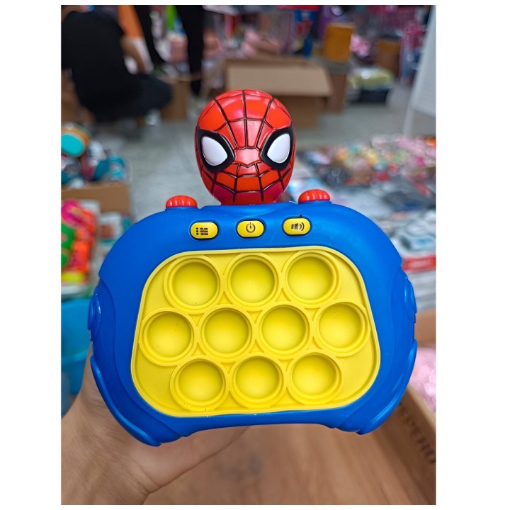 Juego De Memoria Luz Y Sonido Popit Push Popit Spiderman