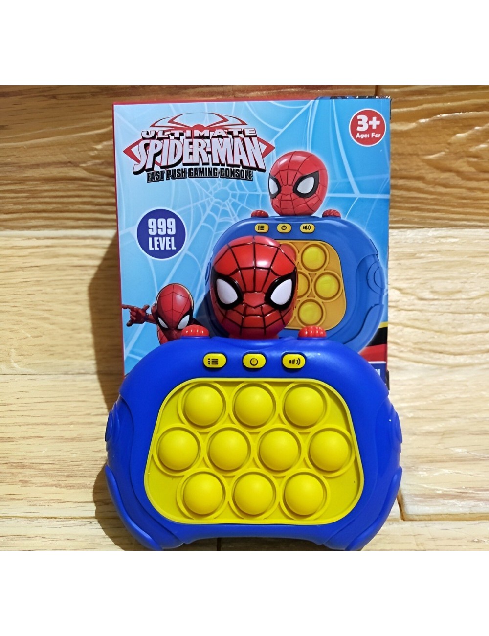 Juego De Memoria Luz Y Sonido Popit Push Popit Spiderman