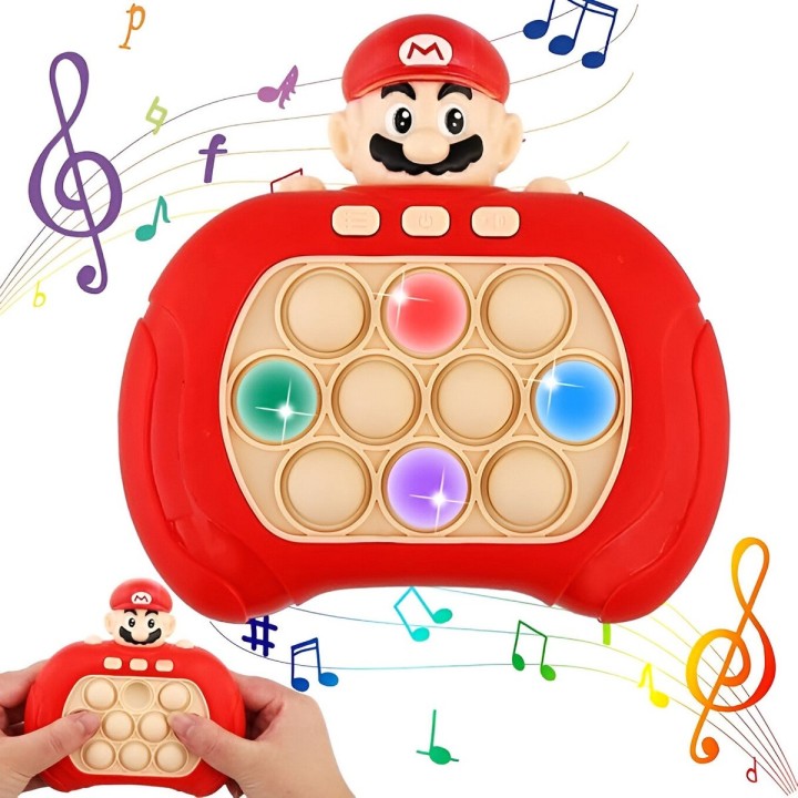 Juego De Memoria Luz Y Sonido Popit Push Popit Super Mario
