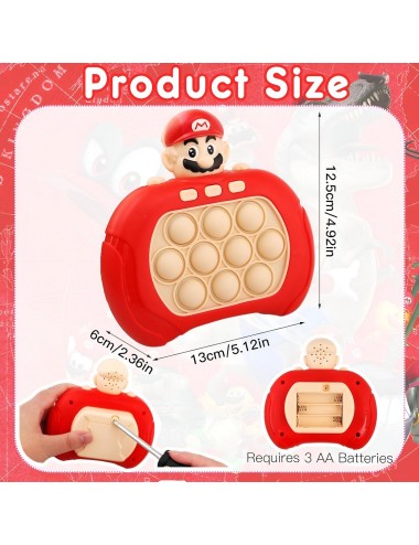 Juego De Memoria Luz Y Sonido Popit Push Popit Super Mario