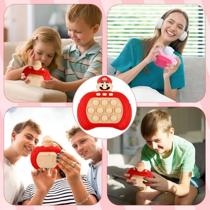 Juego De Memoria Luz Y Sonido Popit Push Popit Super Mario