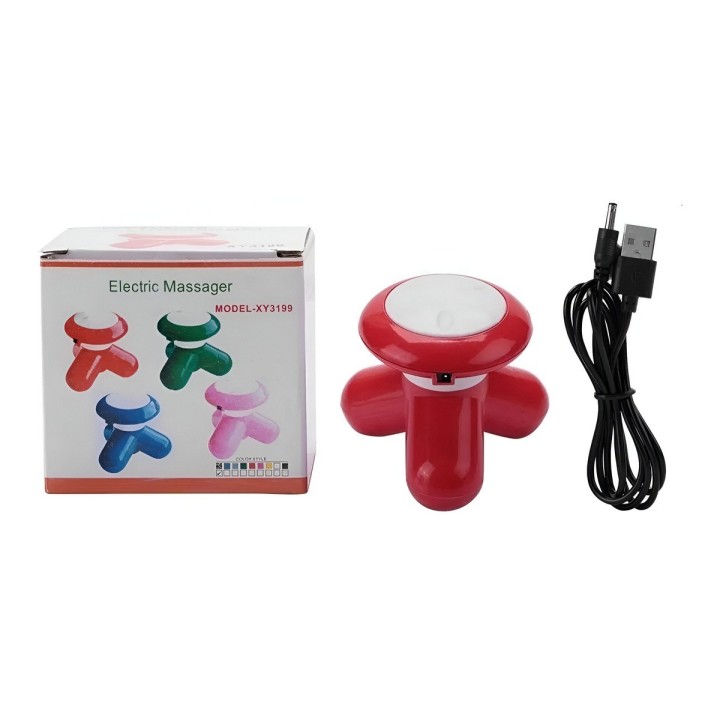 Masajeador Eléctrico Portátil Mimo Xy3199 + Baterias