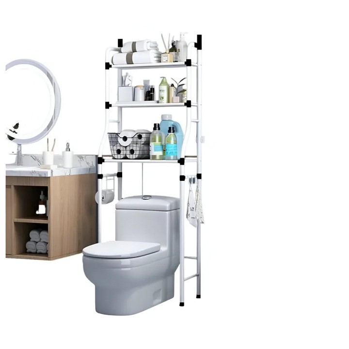 Organizador De Baño Estantería Mueble Ahorrador De Espacio