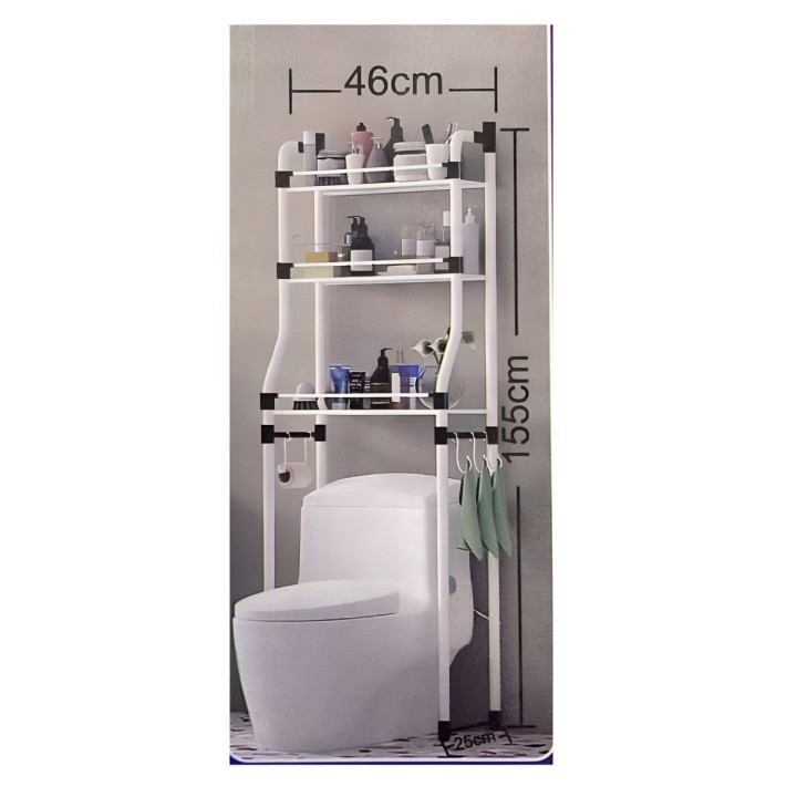Organizador De Baño Estantería Mueble Ahorrador De Espacio