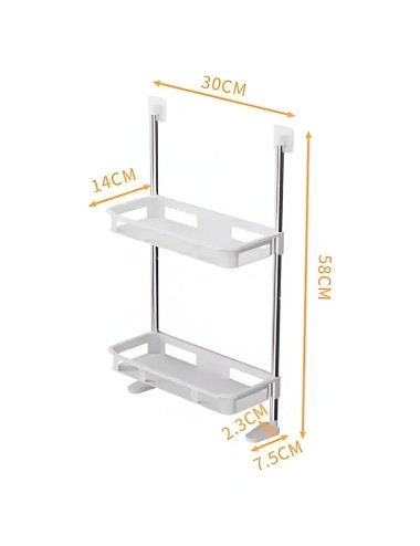 Organizador De Baño Estantería Mueble Dos Niveles Ahorrador