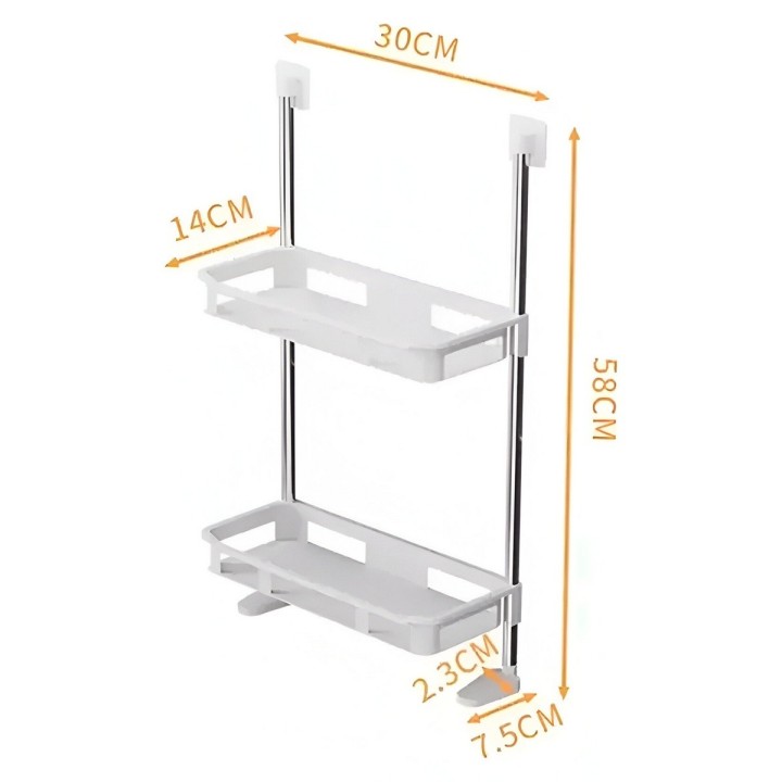Organizador De Baño Estantería Mueble Dos Niveles Ahorrador