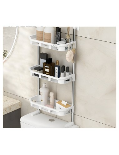 Organizador De Baño Estantería Mueble Tres Niveles Ahorrador