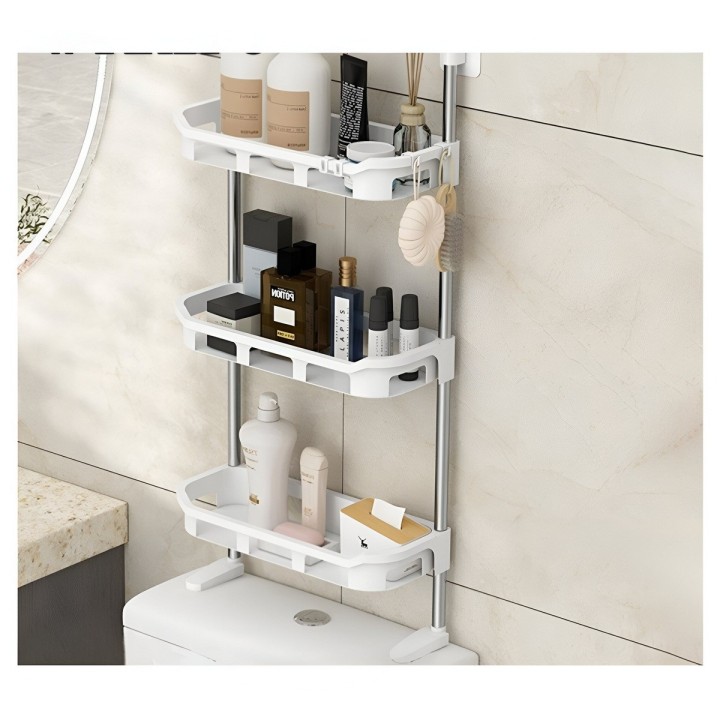 Organizador De Baño Estantería Mueble Tres Niveles Ahorrador