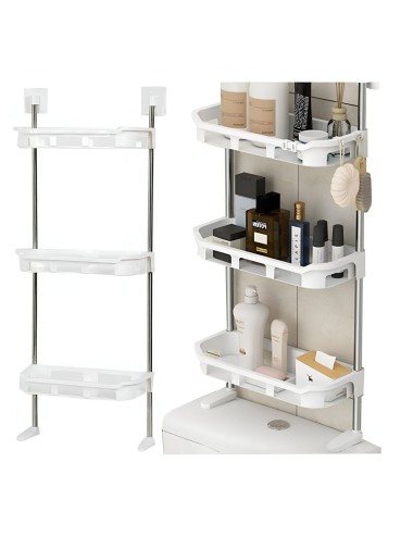 Organizador De Baño Estantería Mueble Tres Niveles Ahorrador