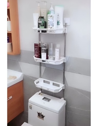 Organizador De Baño Estantería Mueble Tres Niveles Ahorrador