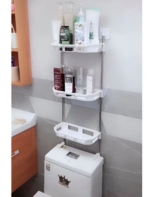 Organizador De Baño Estantería Mueble Tres Niveles Ahorrador