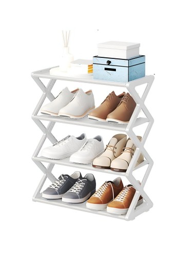 Organizadores De Zapatos Premium Moderno 4 Estantes 8 Pares