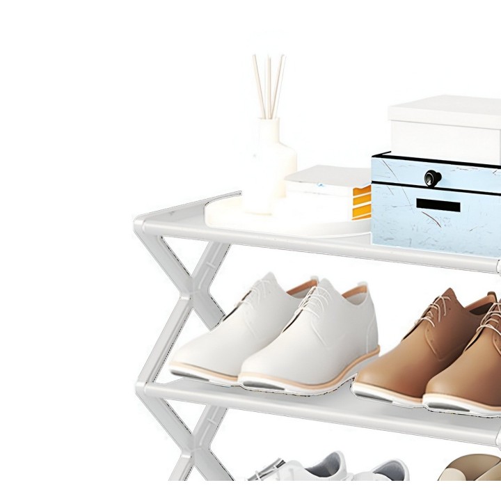 Organizadores De Zapatos Premium Moderno 4 Estantes 8 Pares