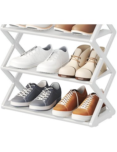 Organizadores De Zapatos Premium Moderno 4 Estantes 8 Pares