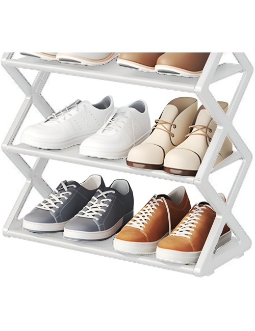 Organizadores De Zapatos Premium Moderno 4 Estantes 8 Pares