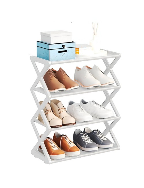 Organizadores De Zapatos Premium Moderno 4 Estantes 8 Pares