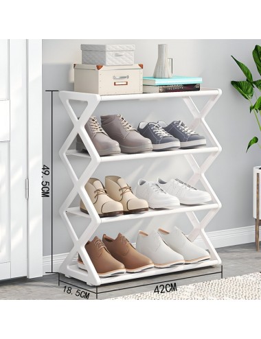 Organizadores De Zapatos Premium Moderno 4 Estantes 8 Pares