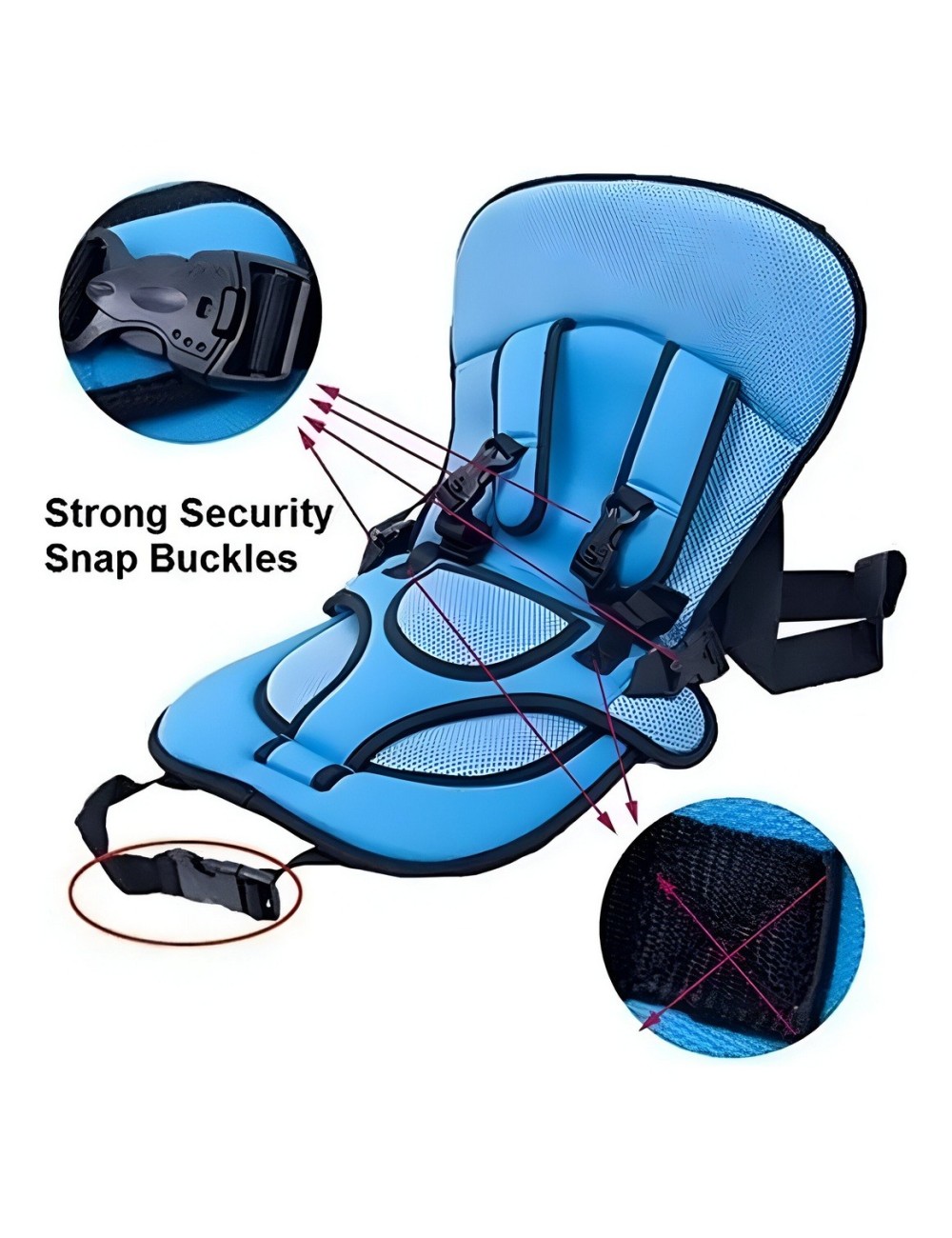 Silla Arnes Asiento Cinturon Carro Bebe O Niño Seguridad