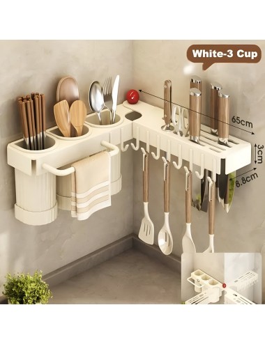 Soporte De Cocina Organizador Estanteria De Utensilios 65 Cm