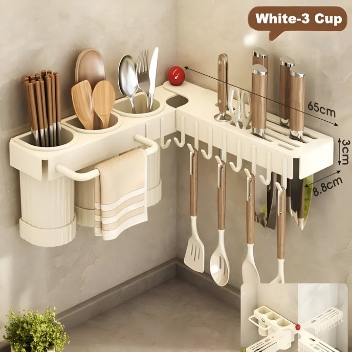 Soporte De Cocina Organizador Estanteria De Utensilios 65 Cm