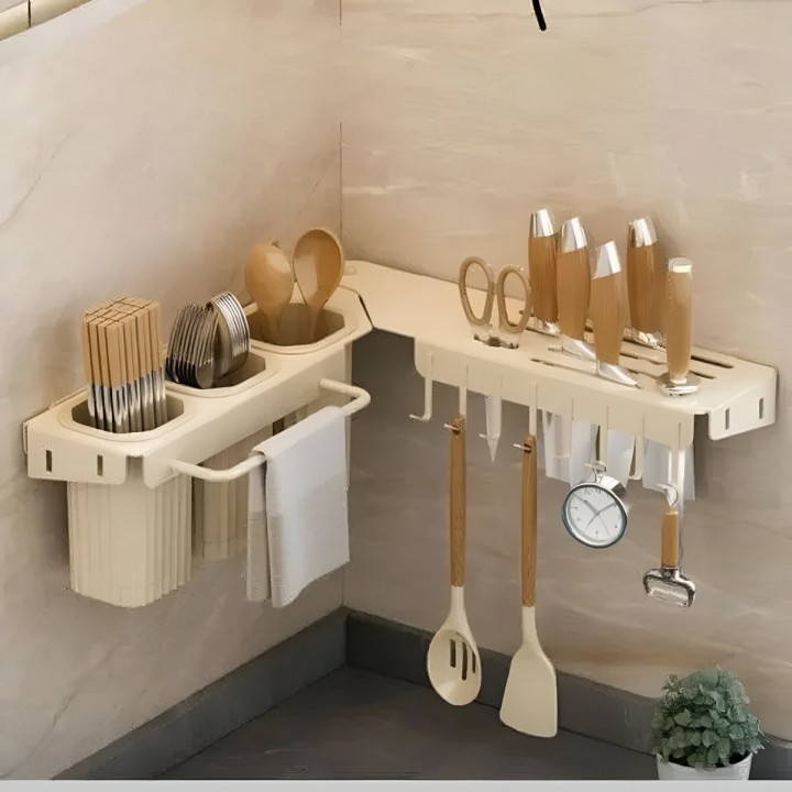 Soporte De Cocina Organizador Estanteria De Utensilios 65 Cm