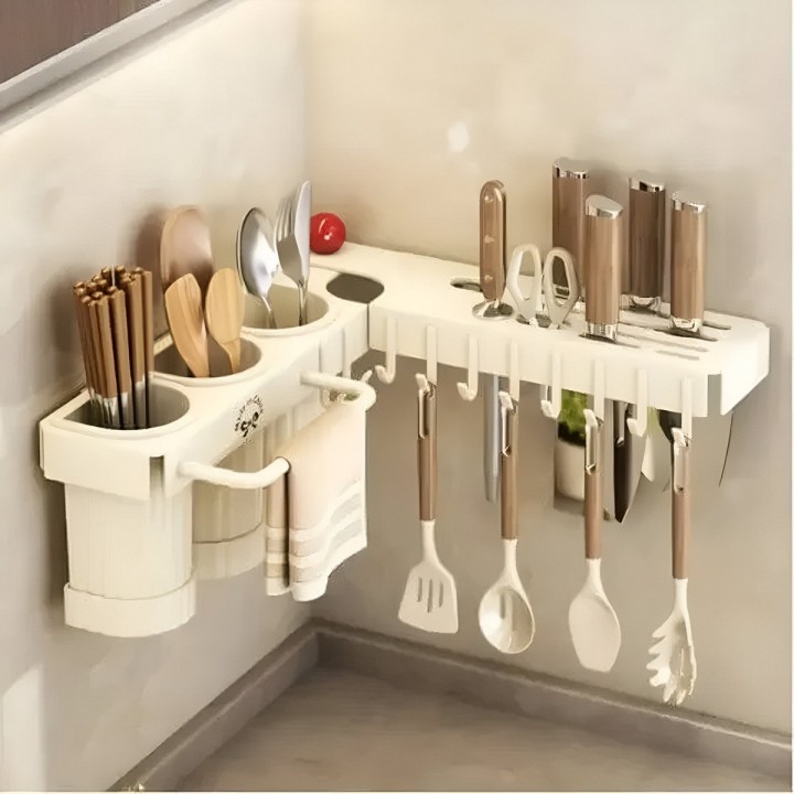 Soporte De Cocina Organizador Estanteria De Utensilios 65 Cm