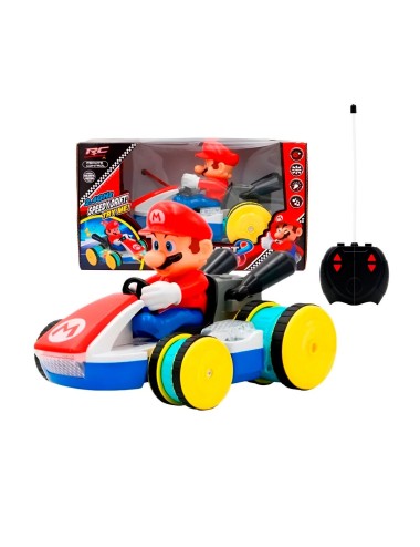 Carro Control Remoto Juguete Niños Recargable Super Mario