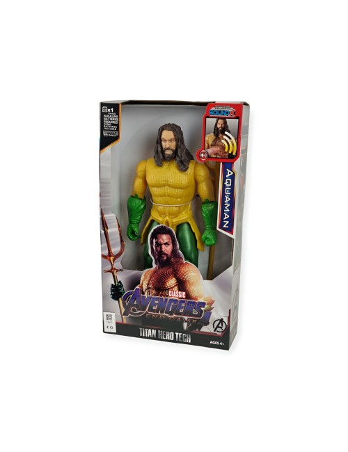Figura Coleccionable Juguete Sonido Comic Aquaman