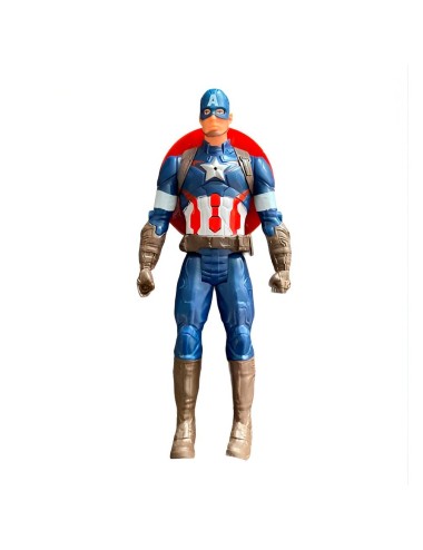 Figura Coleccionable Juguete Sonido Comic Capitan America