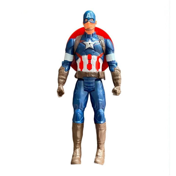 Figura Coleccionable Juguete Sonido Comic Capitan America